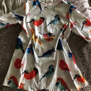 Bird T-Shirt Dress